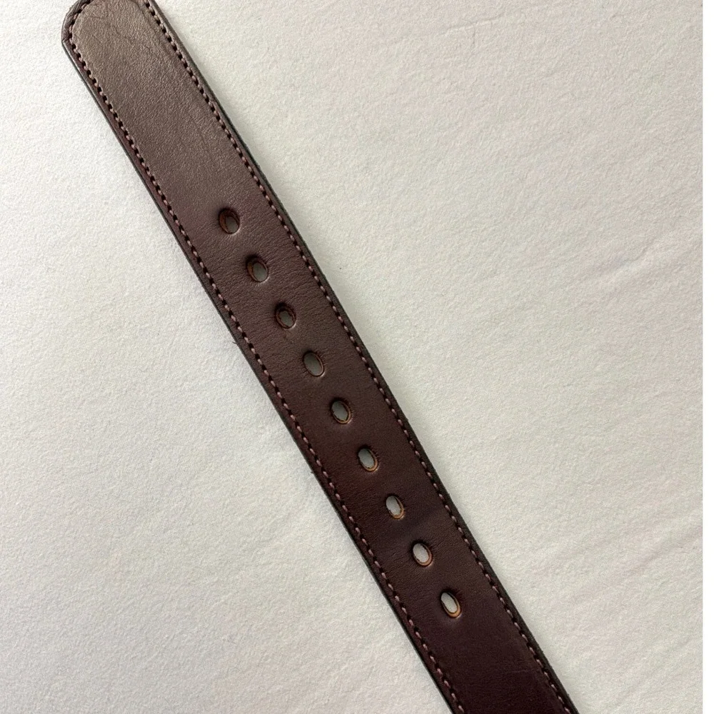 Bullhide Belts Mens Brown Leather Belt 100336 Made in USA Size 36